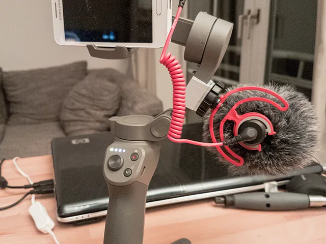 DJI Osmo Mobile 3 Microphonholder for RØDE VideoMicro