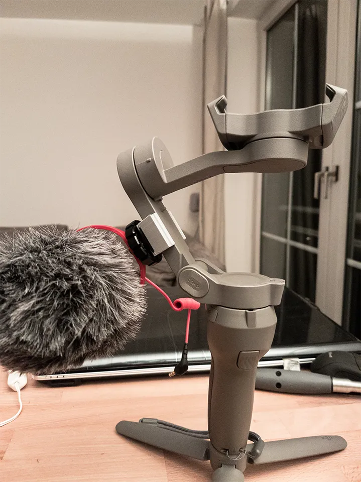 DJI Osmo mobile3 Rode Videomicro セット DJI Osmo Mobile 3 Microphonholder for RØDE VideoMicro by RalfD