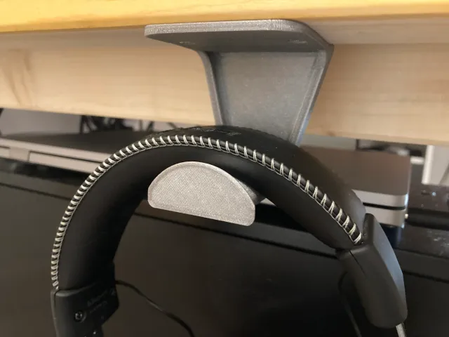Under Desk Headset Hanger