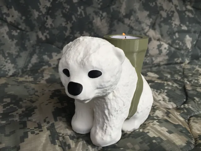 Ug the Illuminator - Bear Tea Light