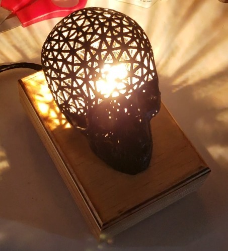 Miniatura 3 do modelo 3D Skull Night Light