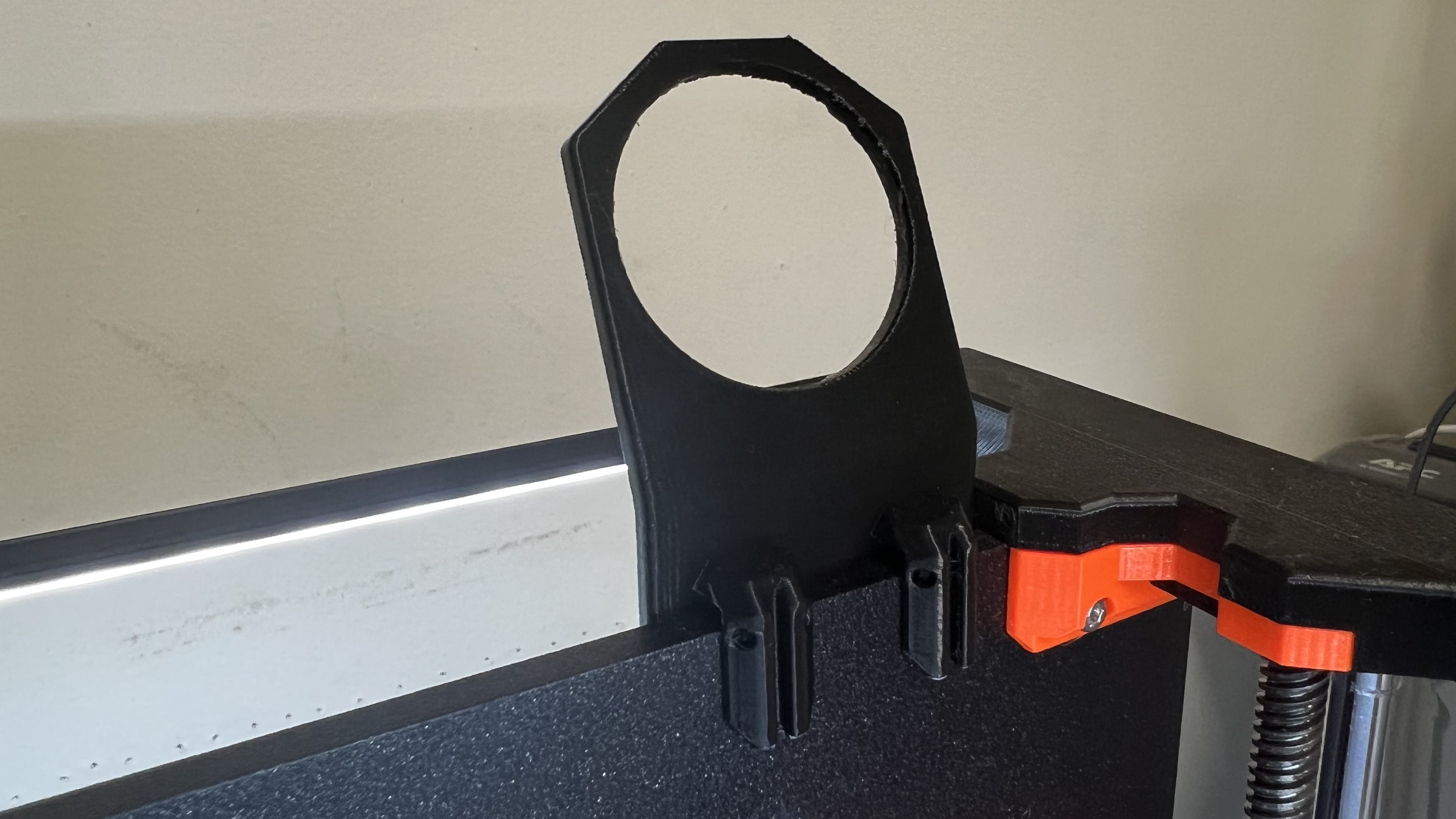Prusa Mk3S temperaturę gauge with filament change buddies! 3D model thumbnail