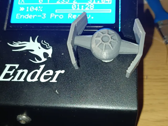 Rotary Encoder knob Tie Fighter