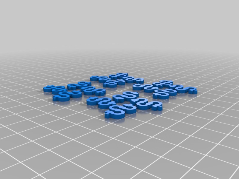 Miniatura 5 do modelo 3D Open Cable Chain