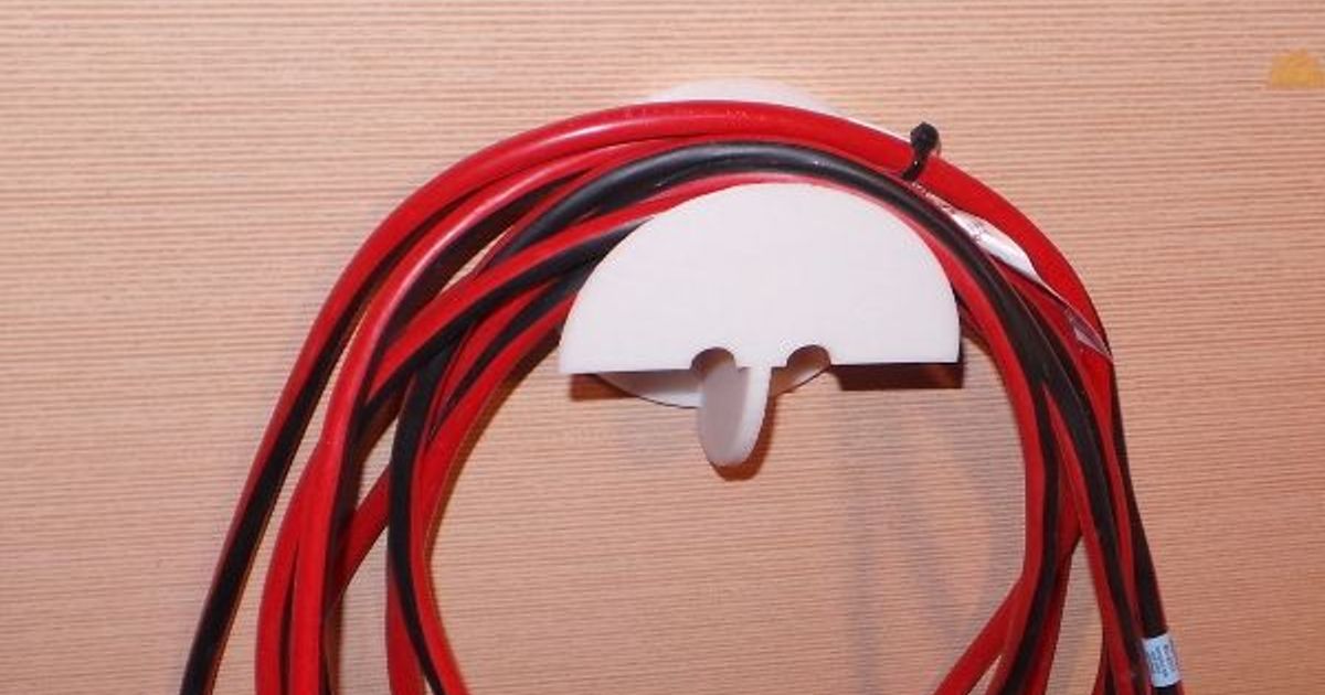 Extension Cord Holder by Tom Horsley Download free STL model