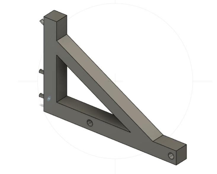 Peg Board Filament Holder