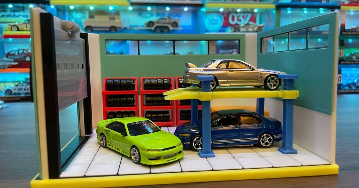 Giga's Garage Display (Generic 1/64 Garage) by GigaPenguin 