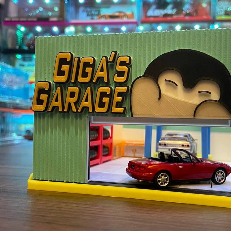 ☆ 1/64 Creative Garage Board ③ Giga＇s Garage Display (Generic 1/64 Garage) by GigaPenguin