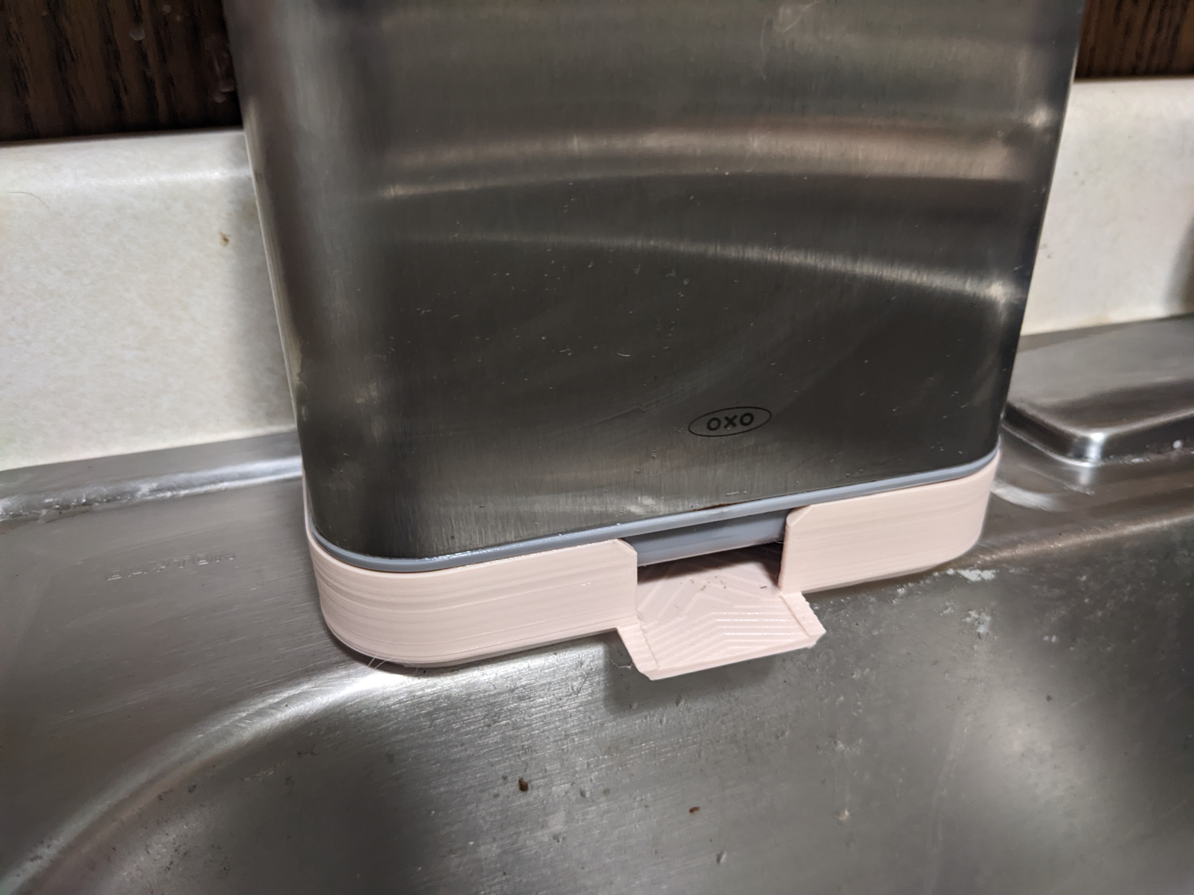 Improved Auto-Draining Sink Caddy Base