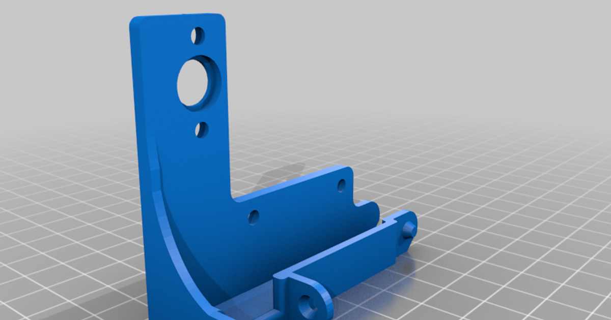 [Ender 3 Pro] [Remix] Ender_3_Extruder_Cable_Chain_Base by robonxt Download free STL model
