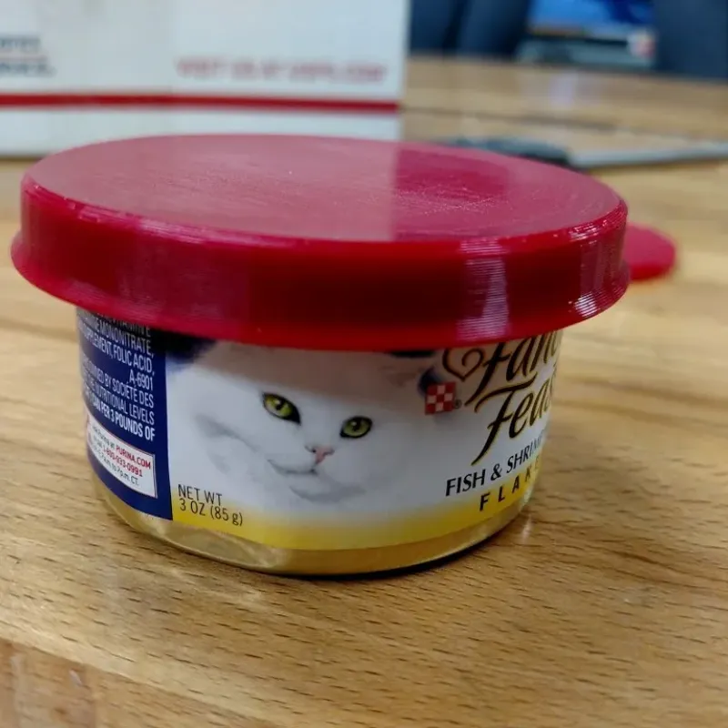 Cat food can outlet covers for fancy feast