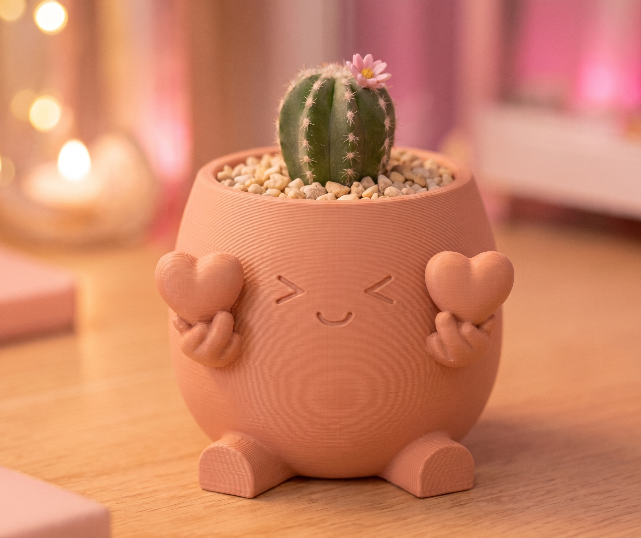 DoubleBeat - Minimalist Heart Hug Pot