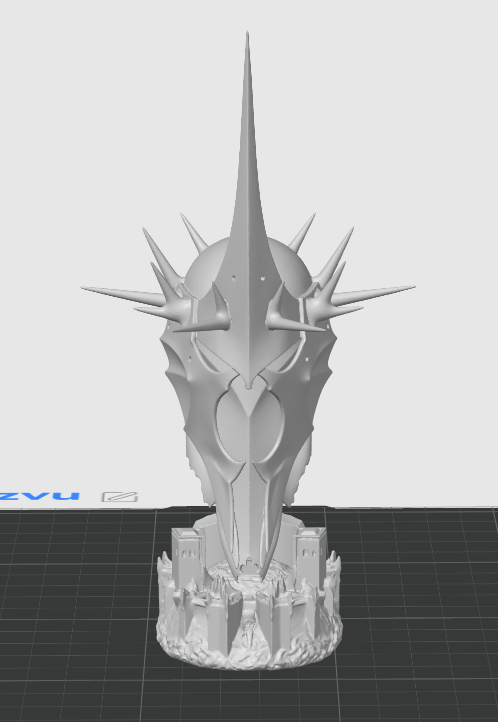 The Witch-King of Angmar High Poly Statue 3D model