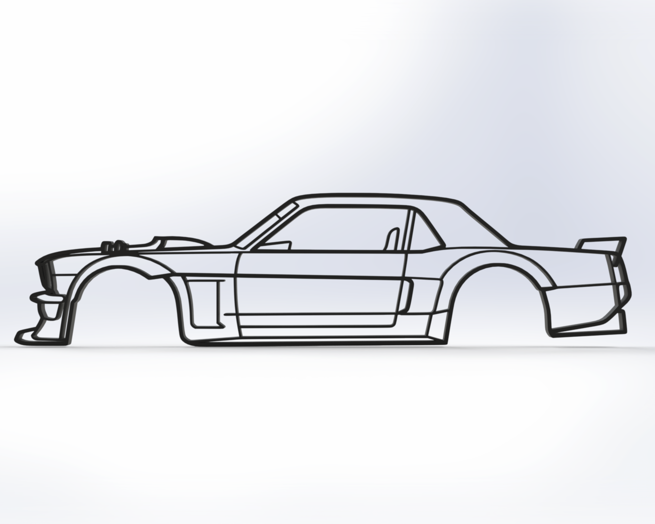 Hoonicorn V2 Wall Art Ford Mustang Ken Block