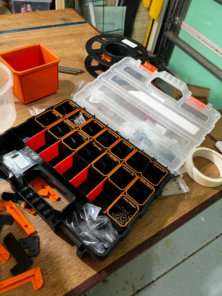 Easy access inserts for tactix containers - small parts storage (voron  build kit) by robertgriffiths, Download free STL model