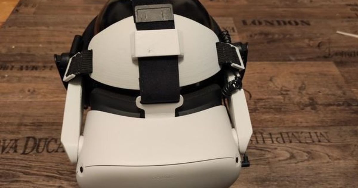 Oculus Quest 2 Headband for DAS MOD by LWC Download free STL model