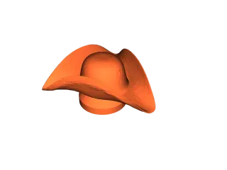 Pirate Hat LCD Knob by Chr0nos Download free STL model