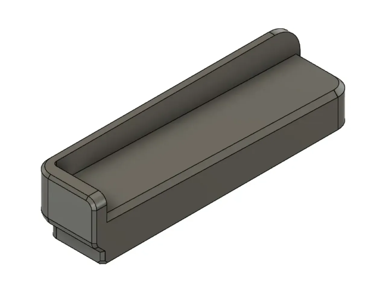 Bambu X1C Top Slider Glass for AMS by djturizmo, Download free STL model