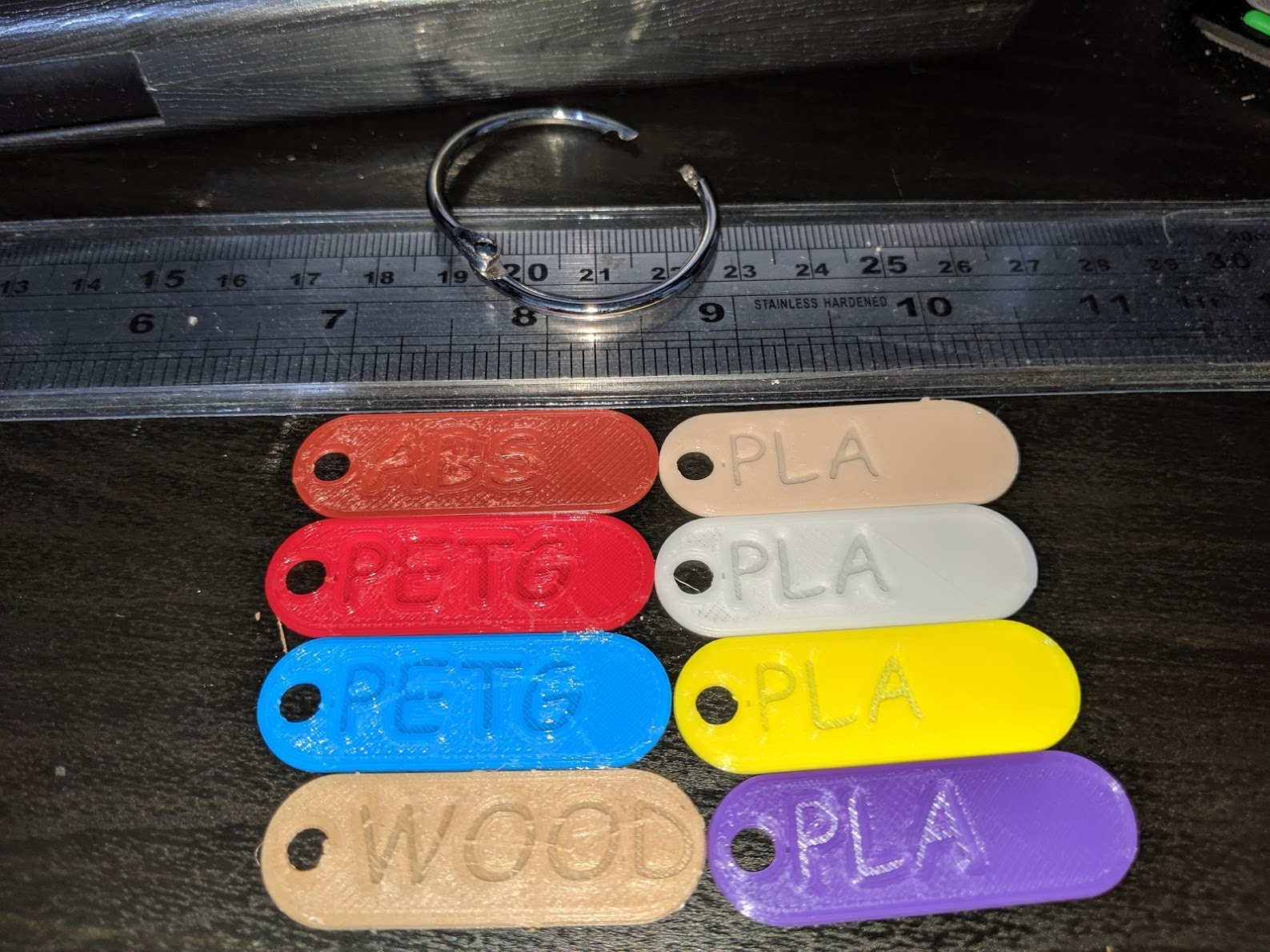 Filament Type Name Color Sample Swatch Tag by SkullKill | Download free ...