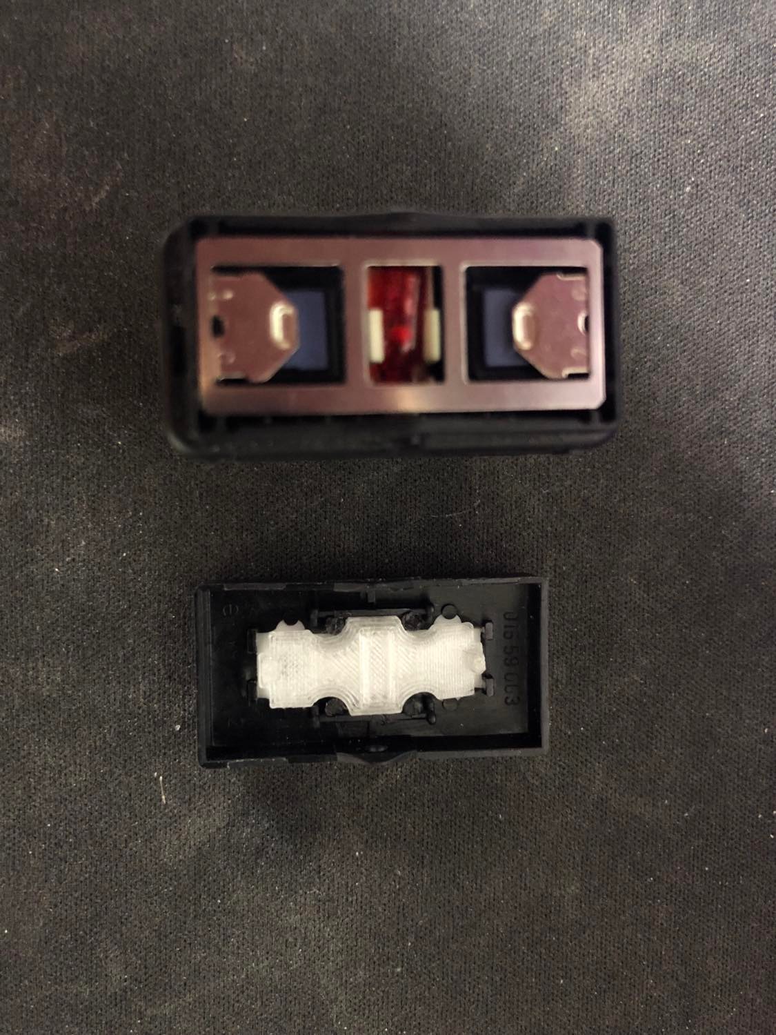 BMW E36 power window switch inner piece. 61318365300 by Konkey Dong