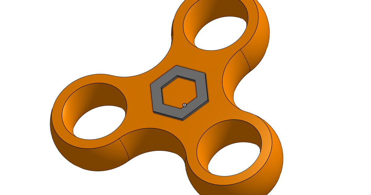 Fidget Spinner Knob for MK3S by KOBALT3D Download free STL model