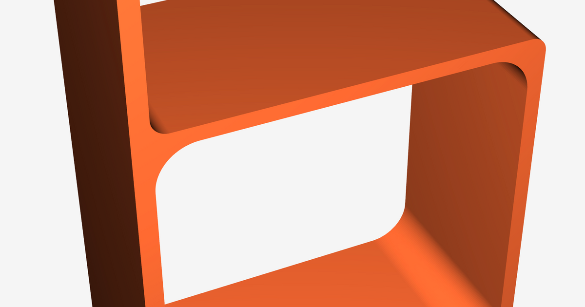 Header Tank holder for a square bottle by Apache64 Download free STL