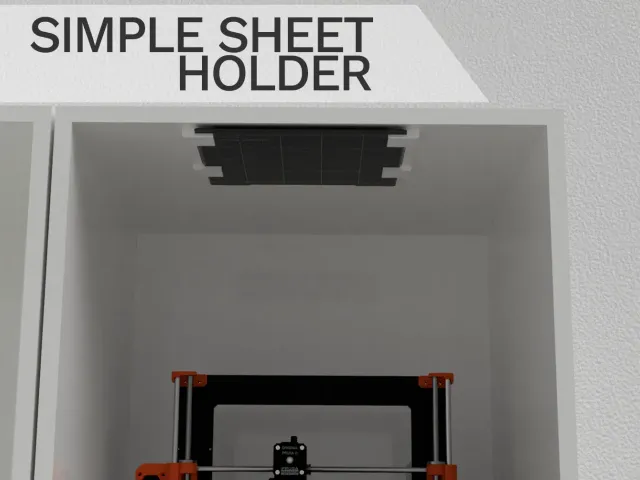 Simple Sheet holder