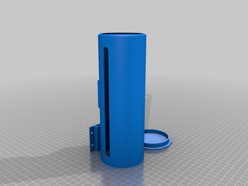 Miniatura 2 do modelo 3D Parametric Paper Cup Dispenser