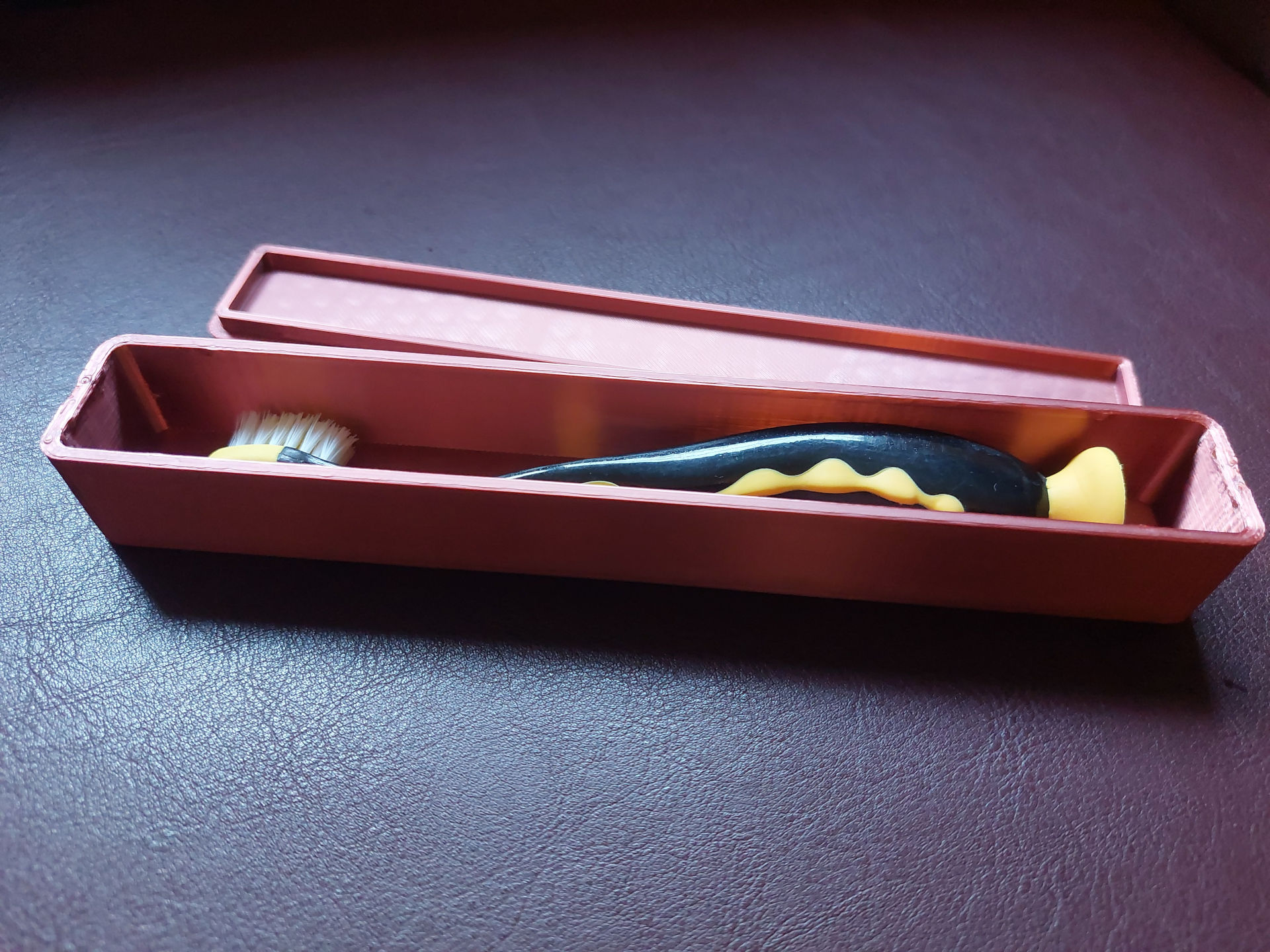 Toothbrush Travel Case by Scheibster Download free STL model