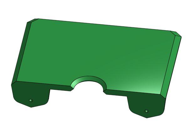 Miniatura 2 do modelo 3D Shelf for alarm clock