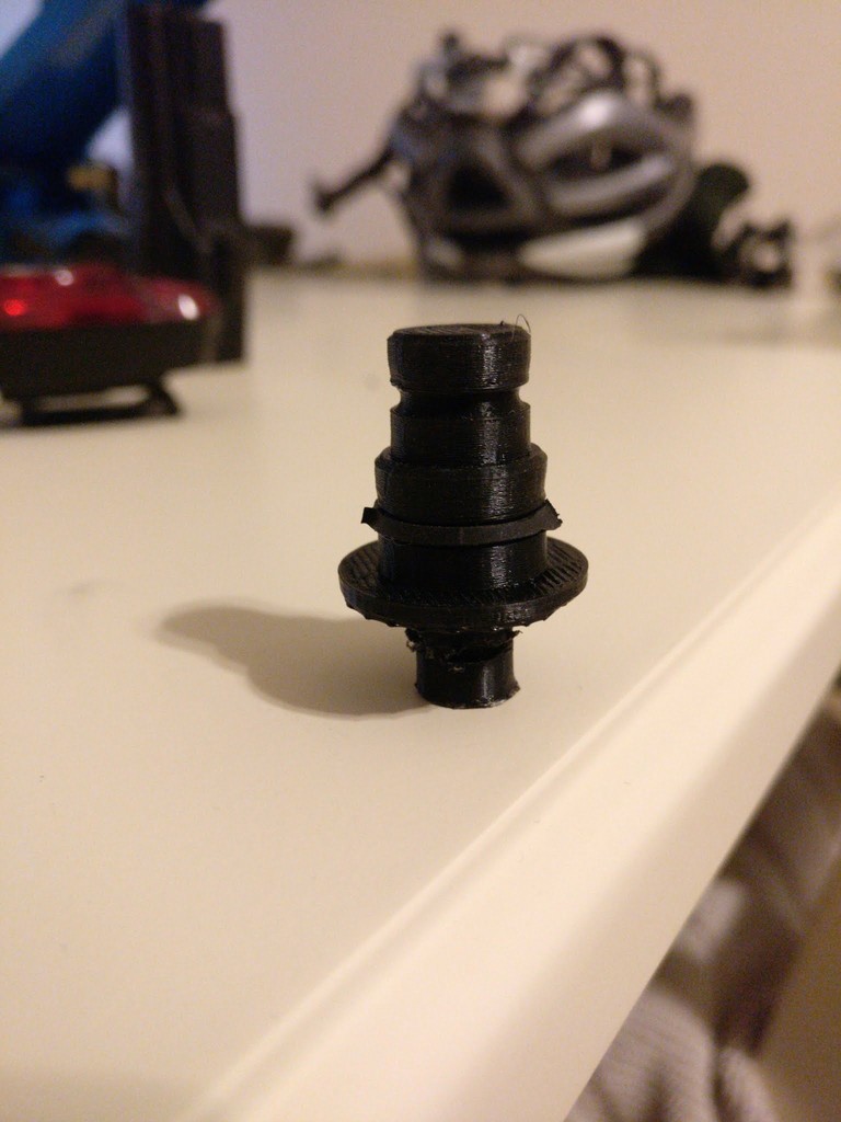 Single, double, & triple thruaxle truing stand adapters (10, 12, 15