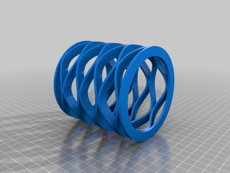 Stacked wave spring by aiber | Download free STL model | Printables.com
