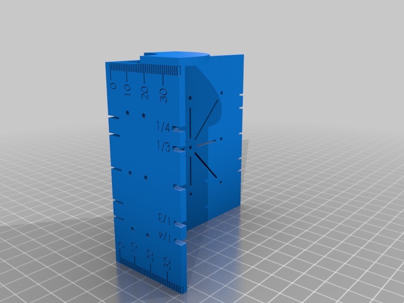 2 x 4 Marking Gauge/Ruler by aiber | Download free STL model ...