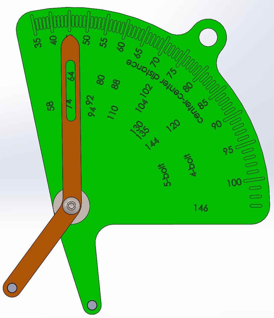 Bolt Circle Diameter Tool