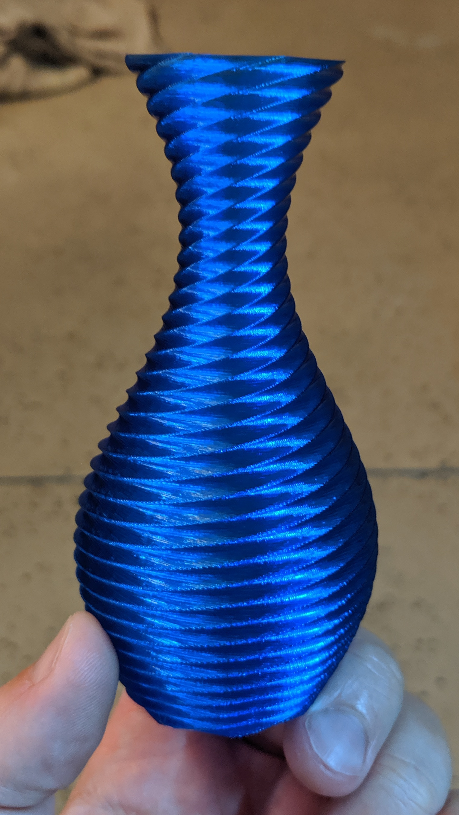 Textured Twist Vase