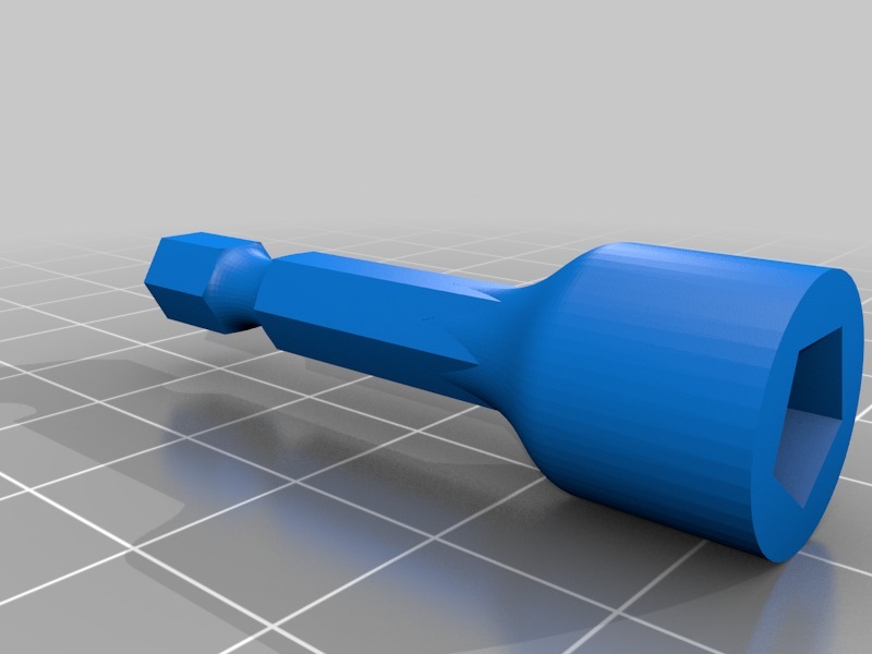 5 mm Pentagon Socket to 1/4" Hex Bit Adapter
