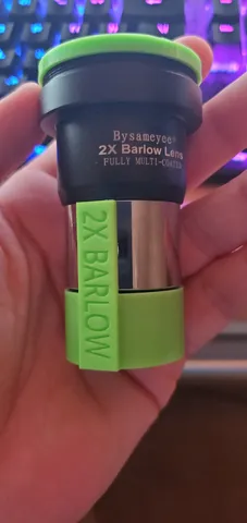 Cap Set for 1.25 inch 2X Barlow Lens