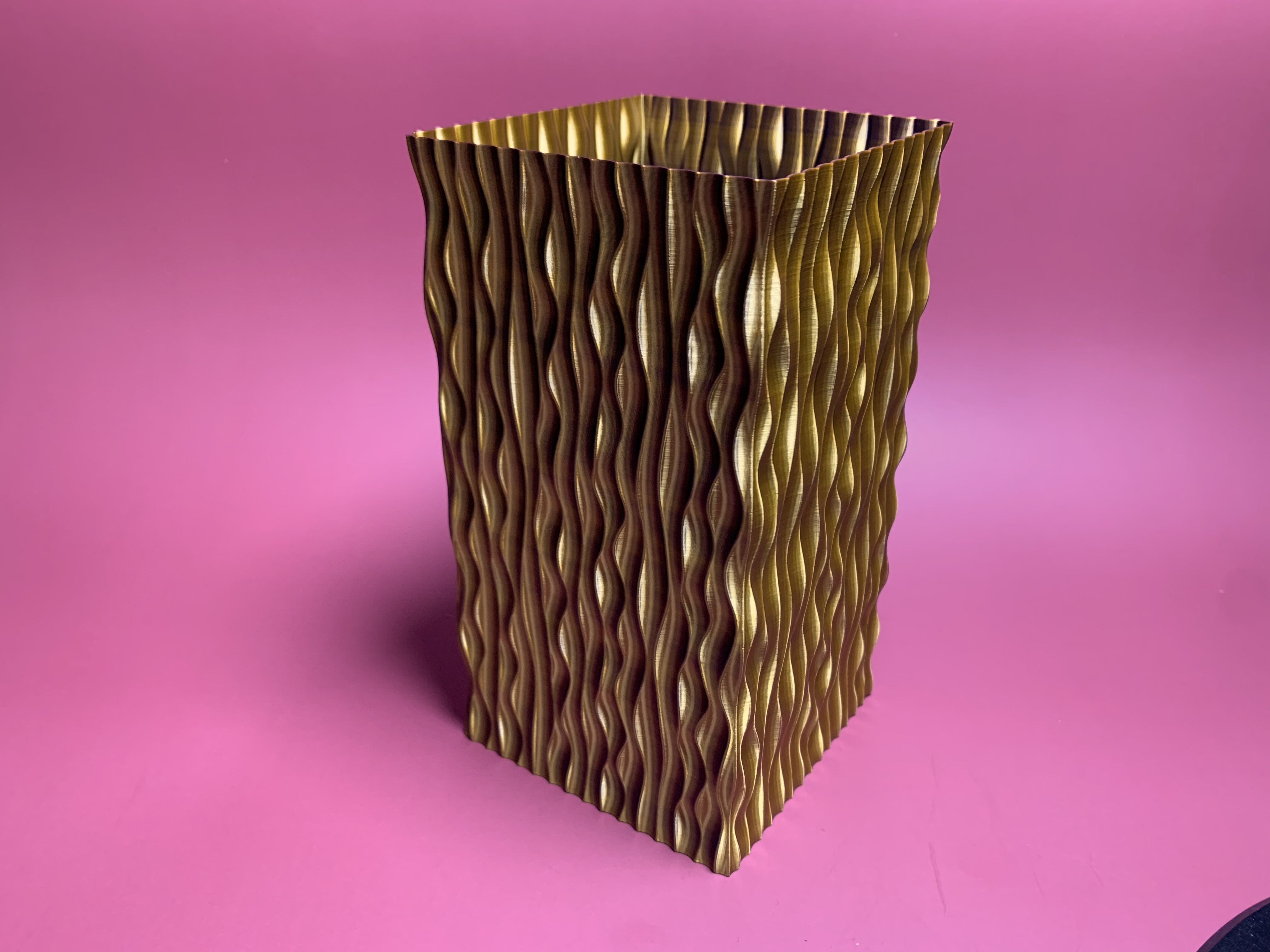 Waves Square Vase