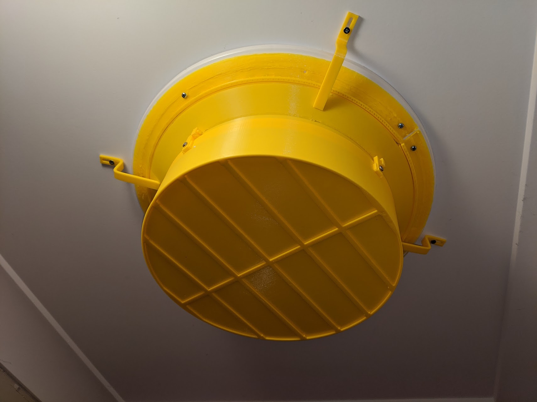 Ceiling Extractor Fan anti draft Backdraft stopper Adaptor 250mm