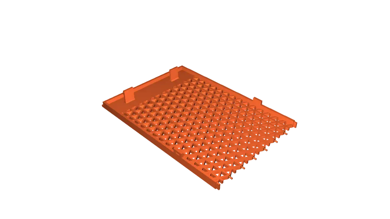 3D printed Cooler Master Masterbox 5 mesh front panel airflow