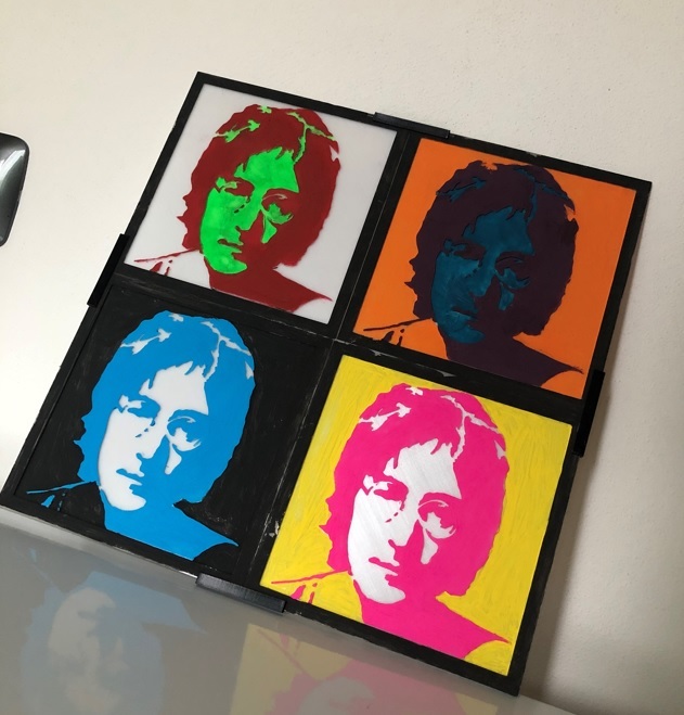 The Beatles - John  Lennon Stencil