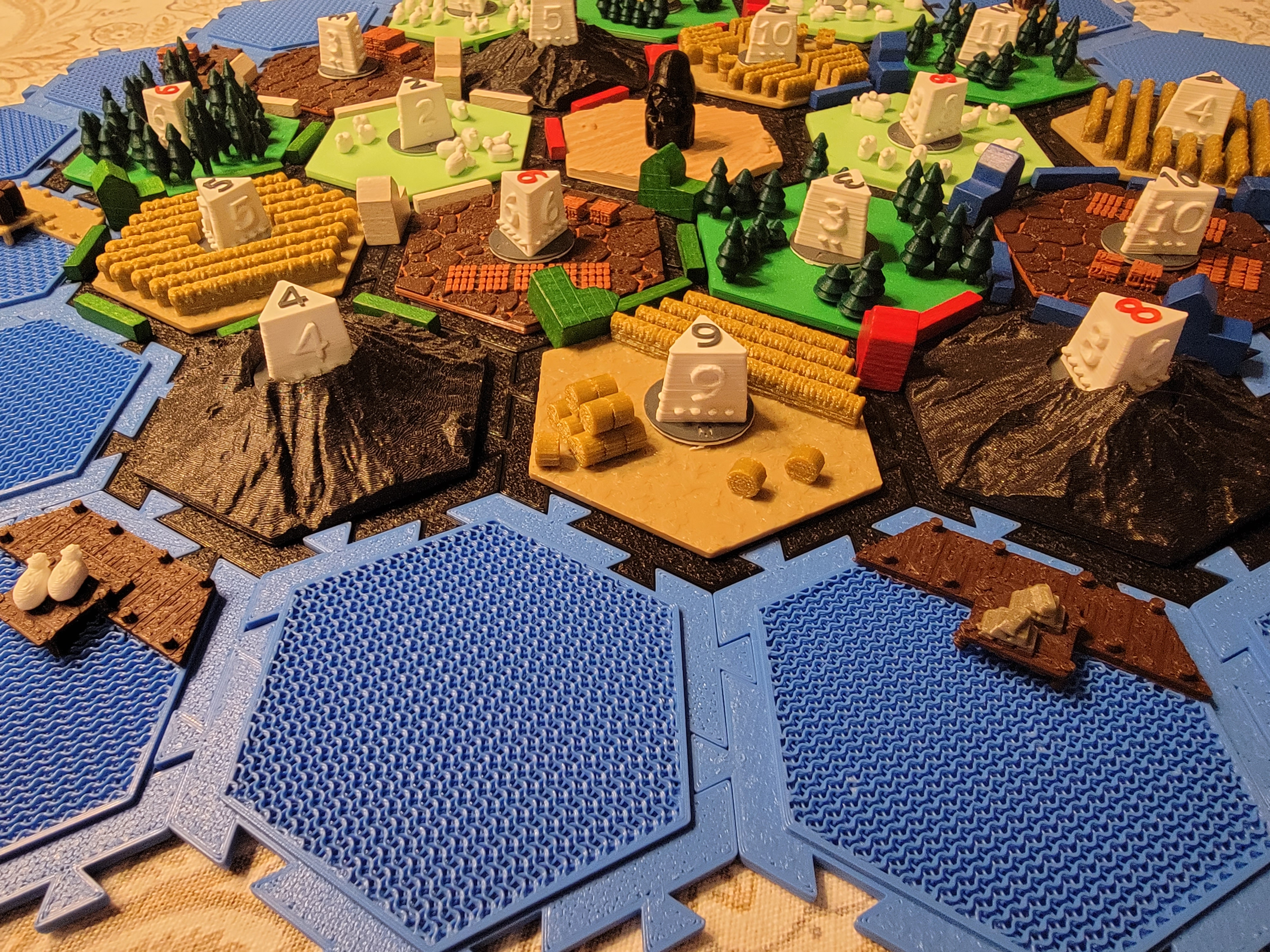 Miniatura 2 do modelo 3D Interlocking Catan Tiles