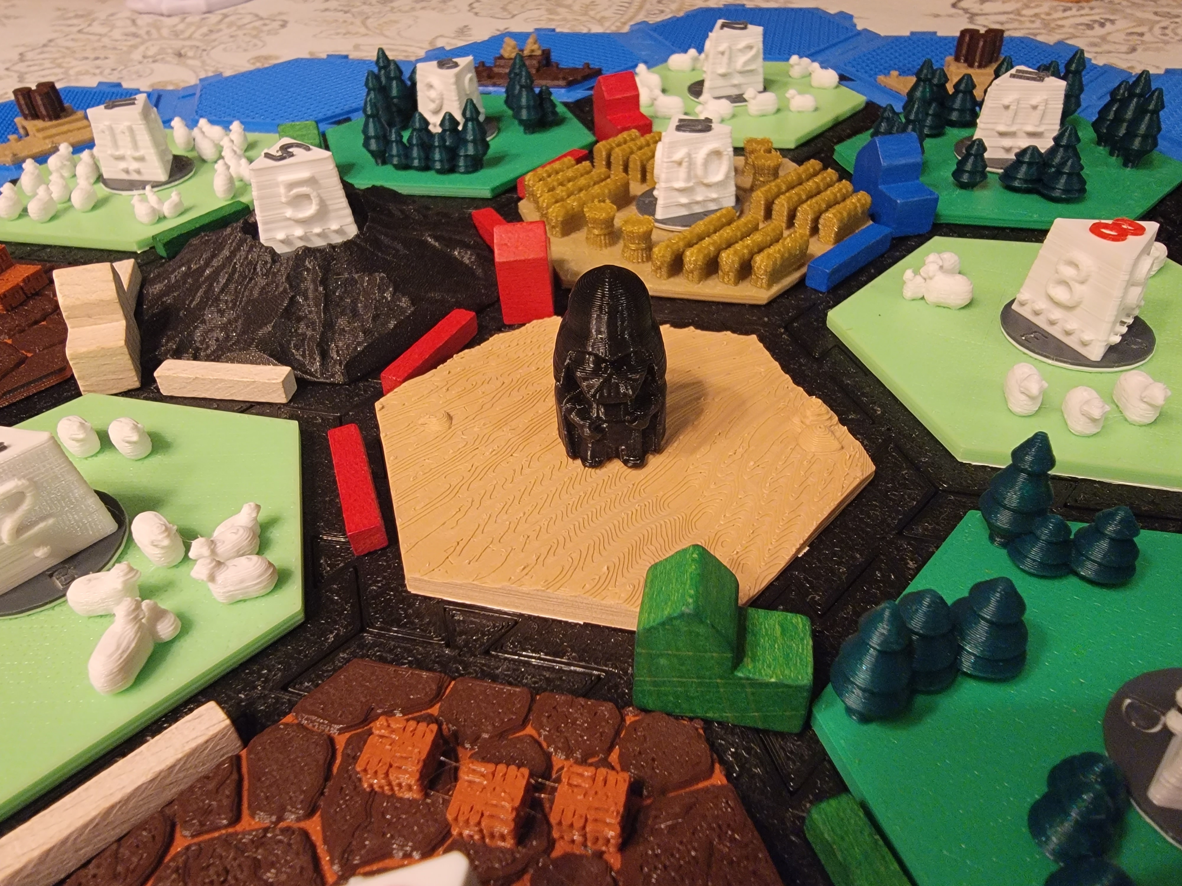 Miniatura 6 do modelo 3D Interlocking Catan Tiles