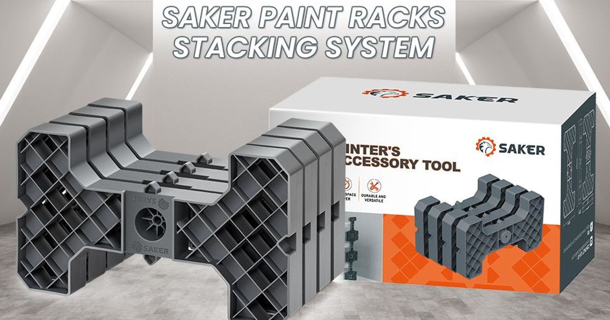 Paint Stack Rack painters accessory tool by fablab.ee | Download