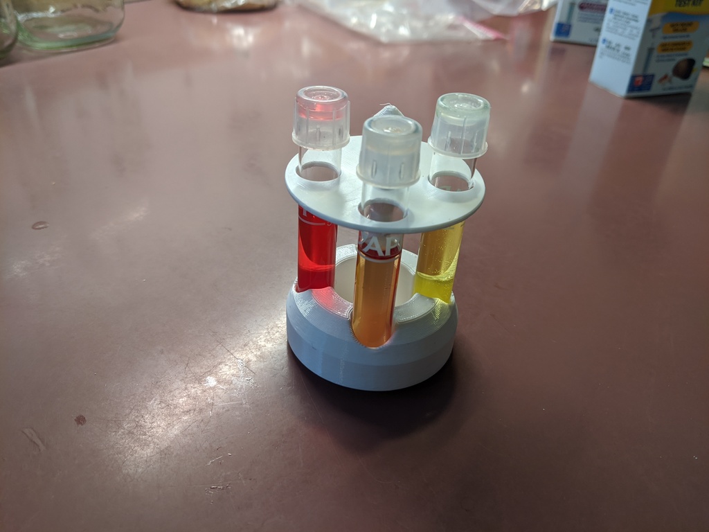 4x Shorter 5mm-Radius Test Tube Holder