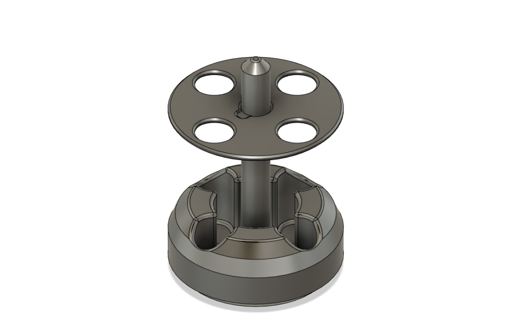 4x Shorter 5mmRadius Test Tube Holder by InventorIan Download free