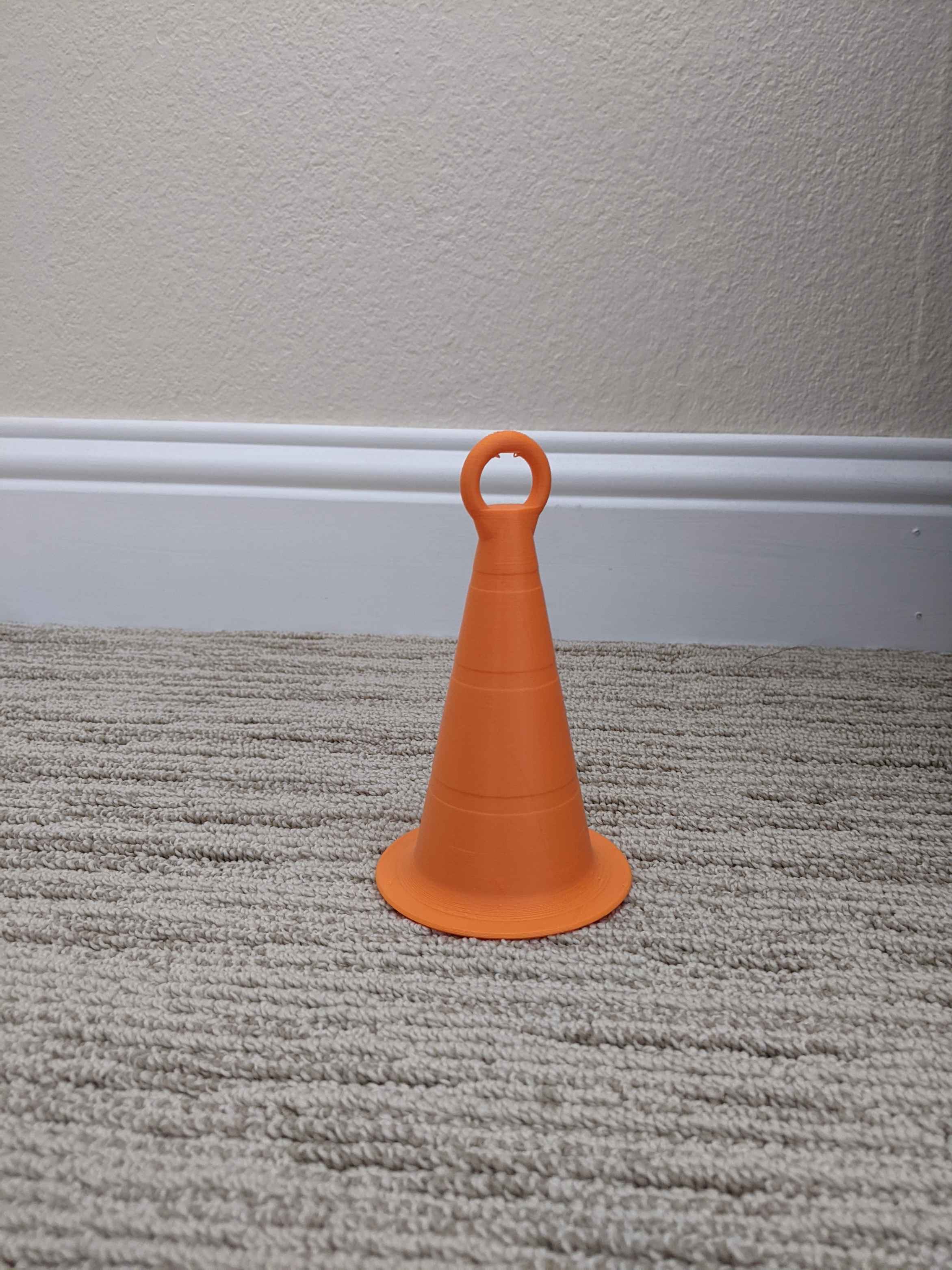 Cone with Ring for Balancing Stretches/Exercise by InventorIan Download free STL model