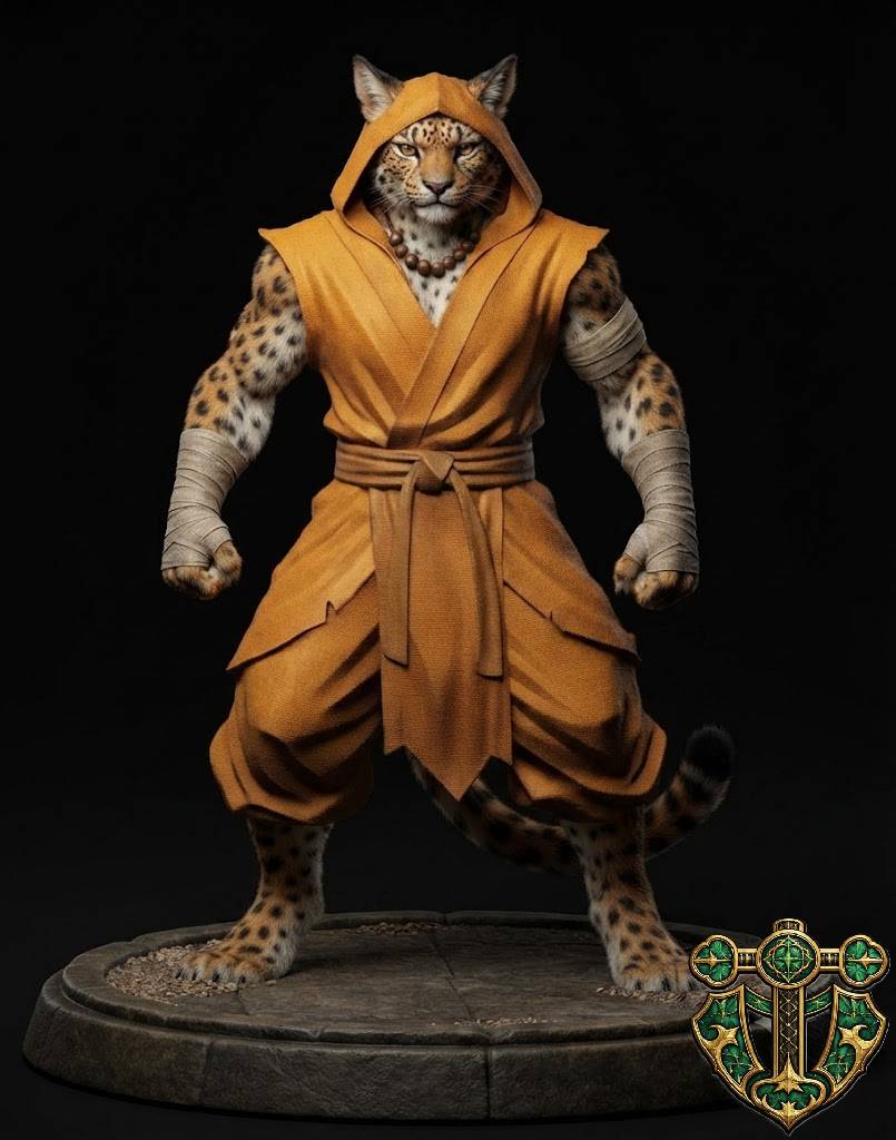 Tabaxi Monk — miniatura 2