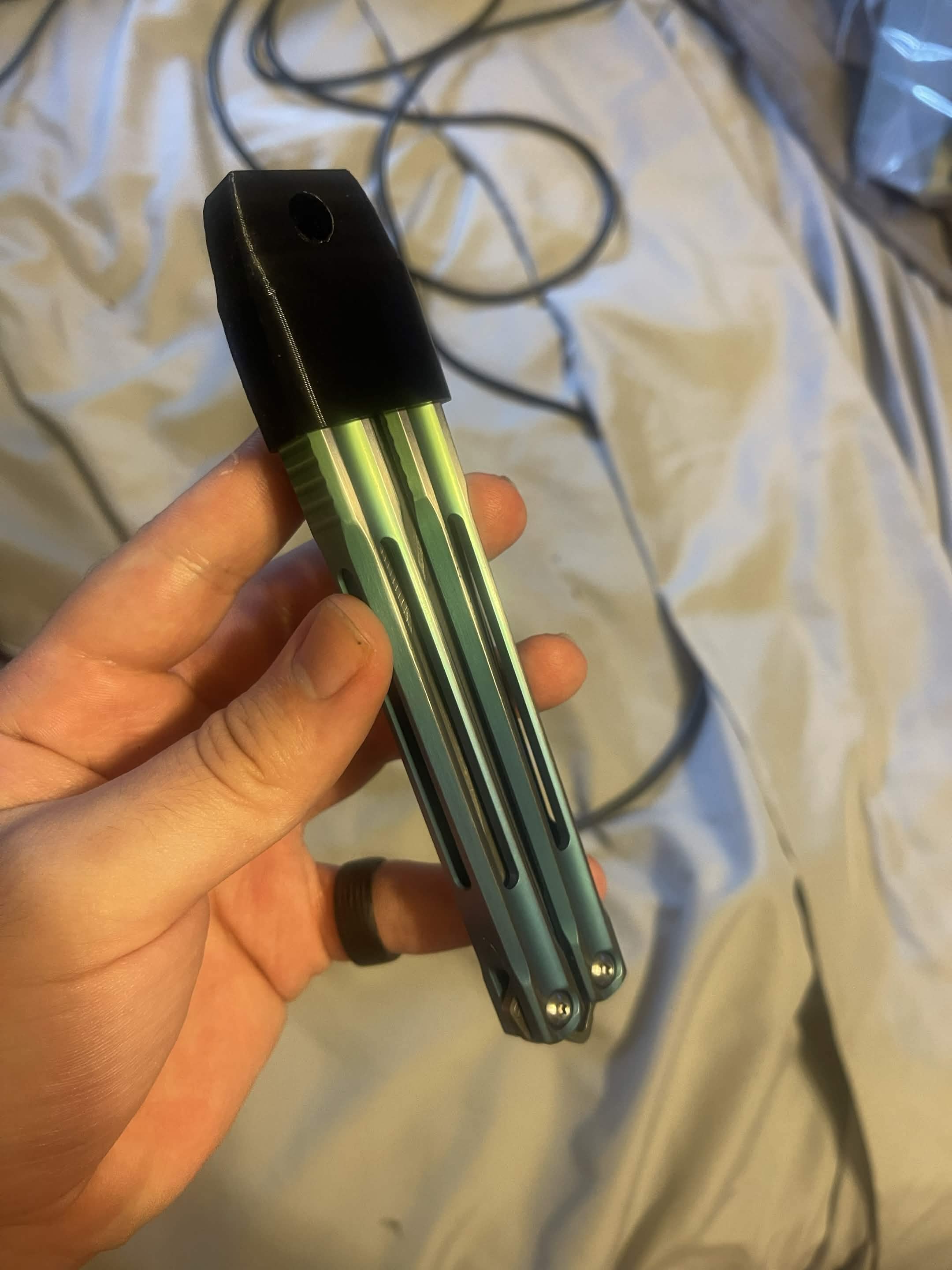 Balisong/Butterfly Knife boot. 3D model