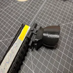 Oculus Touch VR-Gun Stock 'Streamlined' - Magnetic Left Grip